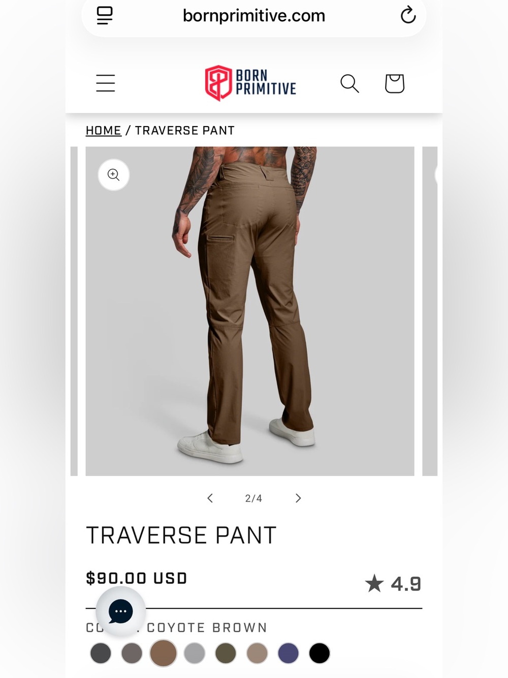 Born Primitive brown pants 32 waist - Picture 16 of 16